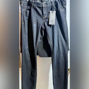 Women’s Dark Wash Low-Rise Skinny Jeans NWT